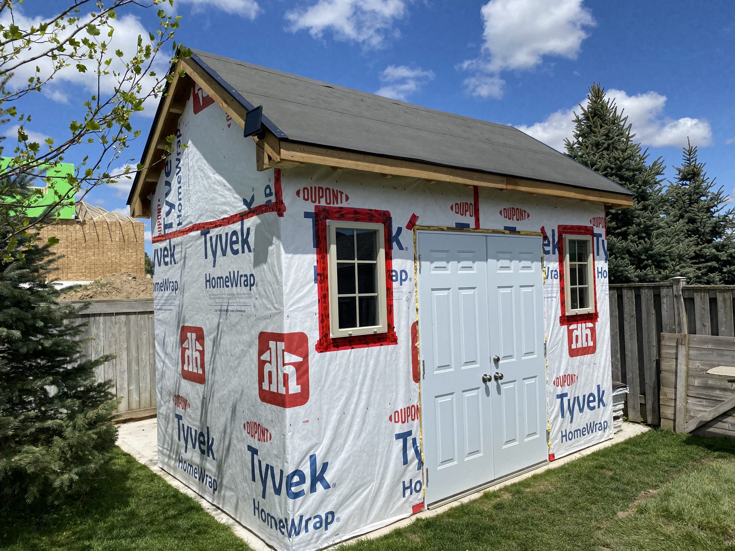yvek house wrap before siding replacement
