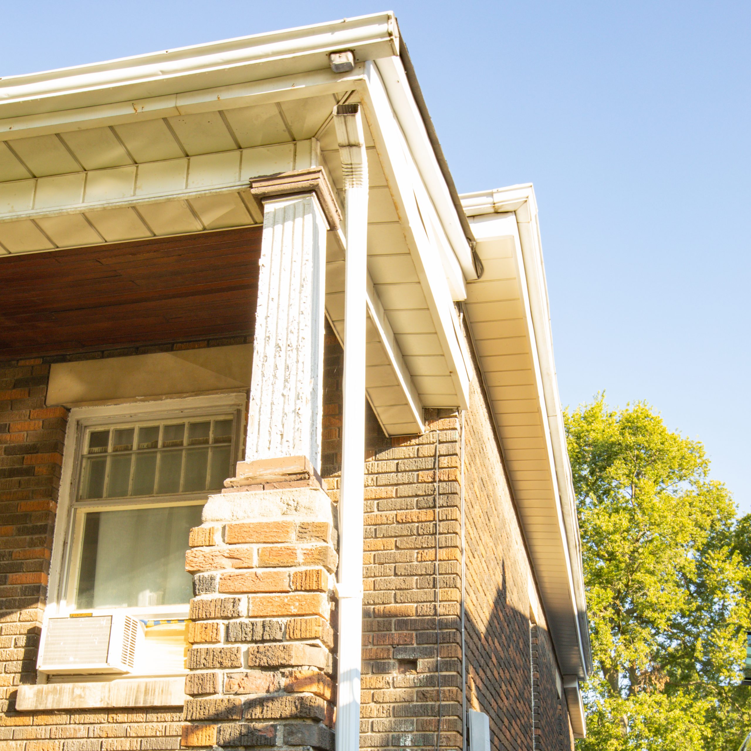 disconnected downspout